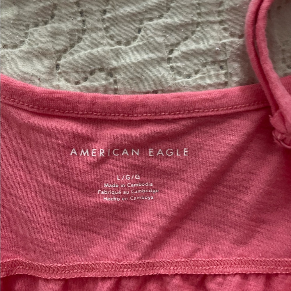 Pink Ruffled tank Top - Picture 3 of 3